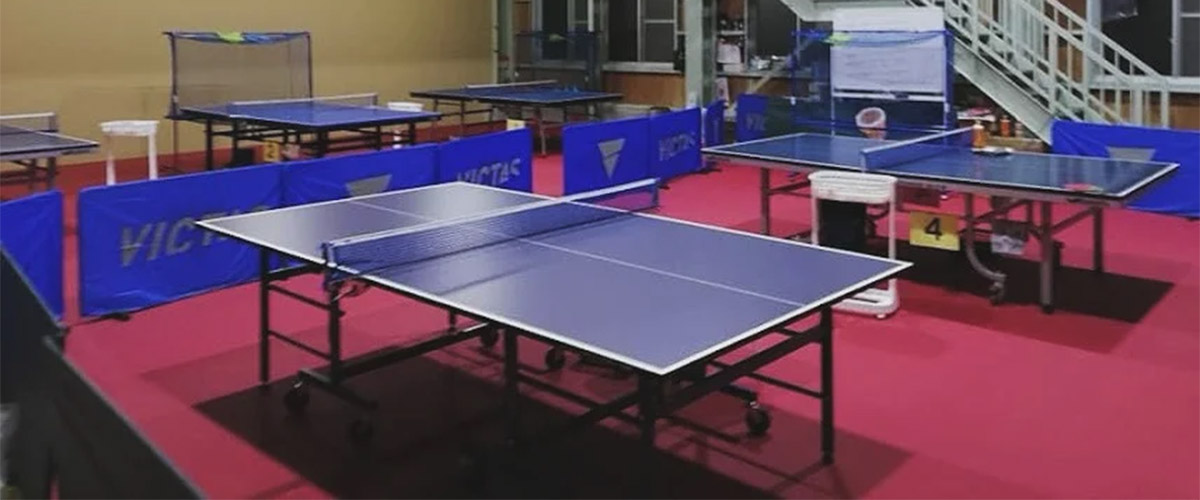 卓球ラウンジノア PVCスポーツフロア施工事例 仙台市